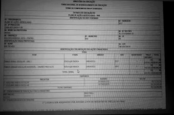 EDUCAÇÃO RECEBE MAIS VERBA R$ 428.852,00