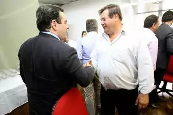 A presidente Dilma Rousseff e demais autoridades