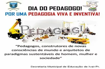 20 DE MAIO DIA DO PEDAGOGO
