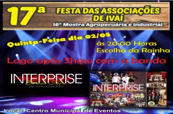 ESTÁ CHEGANDO A 17ª FESTA DAS ASSOCIAÇÕES DE PRODUTORES RURAIS DE IVAI