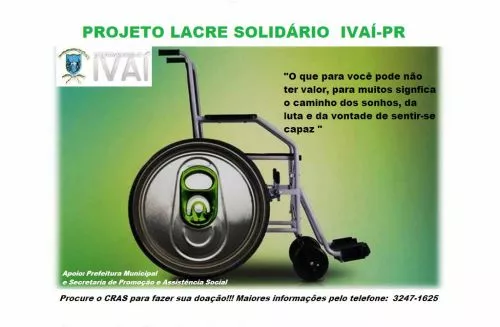 CAMPANHA LACRE SOLIDÁRIO IVAÍ-PR