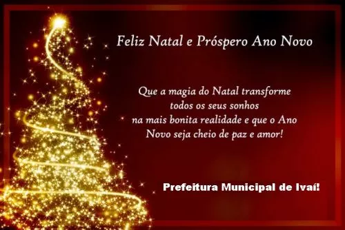 Feliz Natal e Próspero Ano Novo!