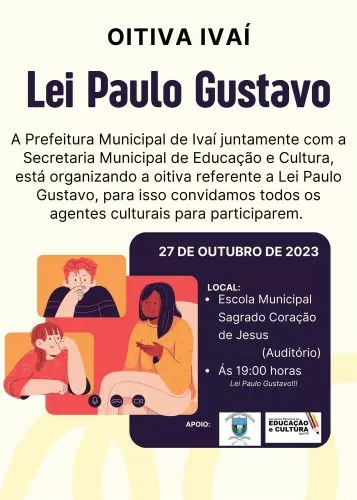 Oitiva Lei Paulo Gustavo