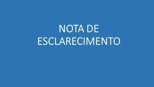 NOTA DE ESCLARECIMENTO - CAIXAS DE GORDURA