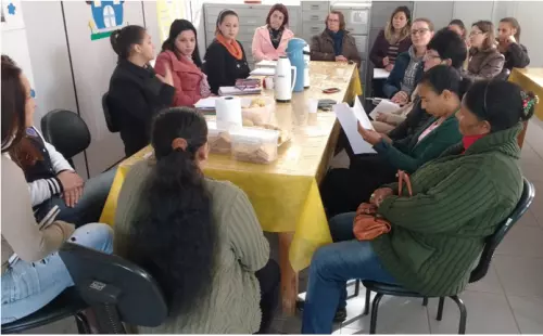 Reunião dos membros dos conselhos.